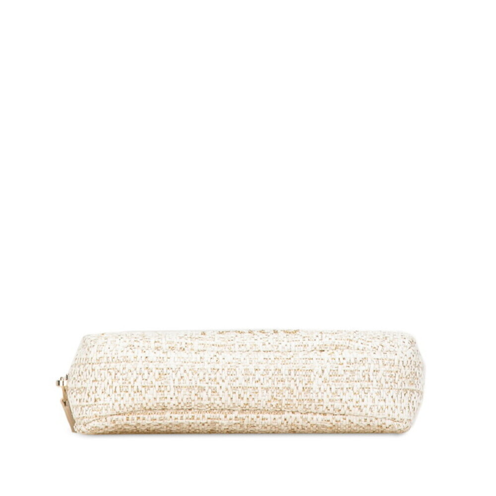 CHANEL White Deauville Pouch - Picture 4 of 10